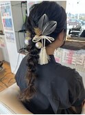 卒業式ヘアセット