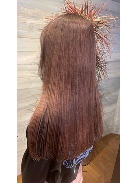 リフトバイマグ 松本駅前店(lift by mag) 艶感♪髪質改善☆ピンクベージュハイライト艶感トリートメント