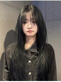 顔周りが盛れる韓国風レイヤーカット