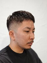 ワンワンオー バーバーショップ 長浜店(@110 BARBER SHOP)&nbsp;フェード×ショートクロップ