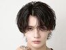 【メンズ】メンズカット+メンズパーマ+メンズ眉質改善+炭酸泉Spa