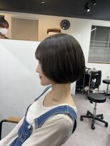 ファーストステップ 表参道(FIRST STEP)&nbsp;20代30代40代50代◎くびれひし形ミニボブ切りっぱなし小顔韓国風
