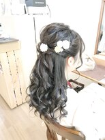 ロカット サロン(Roquat Salon) ロングハーフアップアレンジ【ヘアアレンジ 立川/立川南/袴】