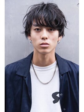 オースティン 錦糸町(AUSTIN) くせ毛風パーマ★ツーブロックショートレイヤー×ワイルドバング