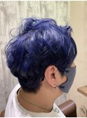 メンズカットブリーチカラー