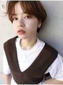 『真通知弘』ハンサムショート×柔らかくハニーブラウン