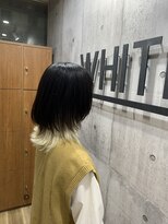 アンダーバーホワイト 南海難波店(_WHITE)&nbsp;ショートウルフ