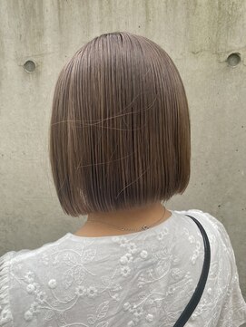 ロンドポレール 北千住(Lond polaire) 航治郎　美シルエットのボブ/グレージュ/ペールベージュ