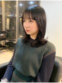 ◇簡単に韓国風に♪くびれミディアムカット！