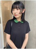 【lond naitre &nbsp;&nbsp;新潟/万代】ぱっつん姫カットロブ