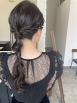 アットラップレーヴ(attrape-reve) 20代30代40代♪大人可愛いアッシュブラウンゆるふわローポニー