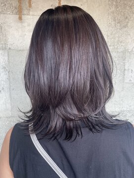 ミルヘアデザイン(mil hair design) ダブルカラーピンクベージュベージュカラーケアブリーチレイヤー