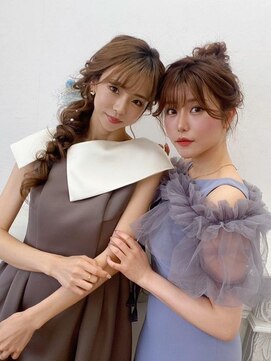 ヘア サロン クラン ソア 心斎橋店(hair salon clan soar) 編みおろし・おだんご 【クランソア】ヘアセット/ヘアメ/心斎橋