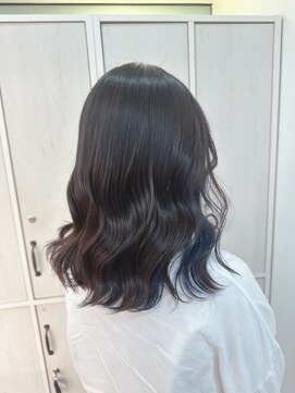 ジーナ 札幌大通(Zina) 【Zina札幌大通】大人ガーリー*インナーカラー*暗めカラー