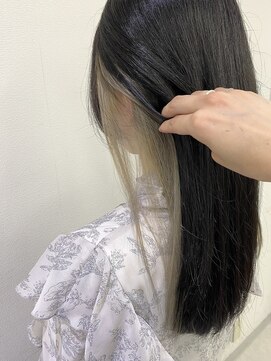 アオアクア バイ グルグル 小岩店(ao akua by GULGUL) ○ホワイトベージュインナーカラー○