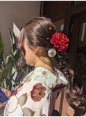 卒業式ヘアセット