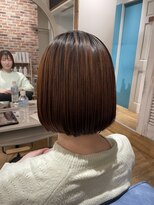 アオ 南浦和(ao.)&nbsp;大人可愛い切りっぱなしボブ20代30代40代