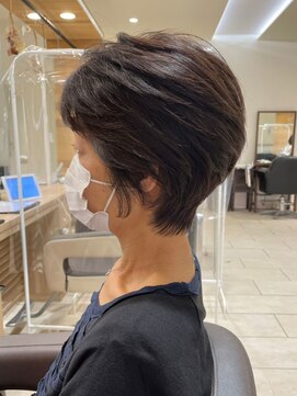 ティダスマイル ふじみ野店(tida smile) 耳元もスッキリ♪大人ショート