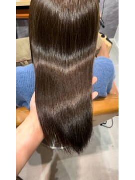 テラスヘア 三条(TERRACEhair) 髪質改善艶カラーオリーブベージュ