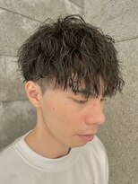 ニアウ 伊勢崎連取店(Niau)&nbsp;メンズマッシュツイストスパイラルパーマメンズパーマ