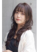 ウォークヘアーグロウ(Walk hair grow)&nbsp;小顔レイヤーロング×エモージュカラー