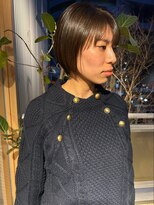 ツイギー 宮西店(TWiGGY) オリーブベージュにコンパクトショート