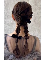 スタイル 横浜(STYLE)&nbsp;横浜／ヘアセット/ツインテール/編みおろし/カチモリ/アレンジ