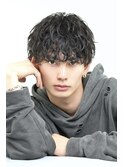 波巻きシャドウパーマ　ウルフ　波巻き　シャドウパーマ