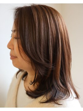 ヘア アトリエ マム(hair atelier mum) 顔周りレイヤー