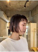とてもシンプルなボブ