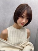 アンブレラカラー/こなれミディ/ウェーブパーマ/前髪/錦糸町