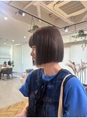 切りっぱなしボブ