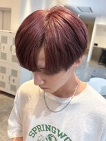 スティル ヘアアンドアイラッシュ(STILL hair&eyelash)&nbsp;メンズおすすめブリーチ一回でピンク