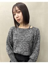 ドルセプラタ(Dulce plata)&nbsp;【kaN.】髪質改善ストレート×前下がり切りっぱなしボブ