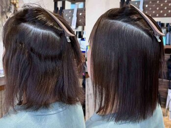 ゴデーレ(GODERE)の写真/【酸性ストレート◎】髪質改善・縮毛矯正MENUを豊富にご用意◎毛先までツヤ感溢れる柔らかな手触りを実感☆