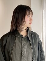 ブランロール 中目黒店(Blanl'or)&nbsp;イメチェンピンクベージュアンブレラカラー前髪クールショート