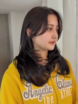 エトワ 中央店(etoi)&nbsp;大分韓国かき上げレイヤーカット大人レイヤー顔まわりレイヤー