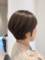 ネイヴスヘアー 香椎照葉店(Neivs Hair)&nbsp;丸みシルエットのショートボブ