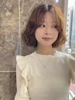 ハニーシブヤ(HONEY shibuya)&nbsp;ボブパーマ/デジタルパーマ/ミルクベージュ1