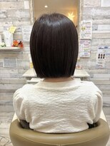 フゥカ 売市店(fuka)&nbsp;【色持ちUP】切りっぱなしボブ×チョコレートブラウン　八戸