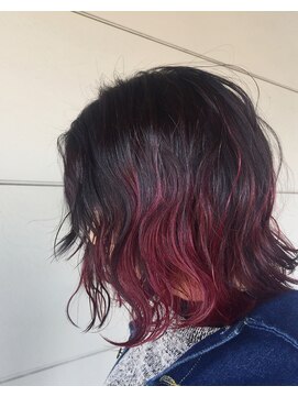 ラッソヘアー(Lasso hair) コントラストカラー