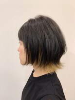 ヘアールームロッソ 白山店(HAIR ROOM ROSSO)&nbsp;マッシュウルフ×インナーカラー