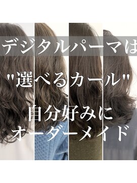 チョビー 銀座(chobii) 桜井　選べるカール！デジタルパーマお客様バックショット
