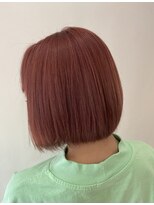 スナッグルサロン(SNUGGLE SALON)&nbsp;切りっぱなしBOB×ピンクベージュ☆