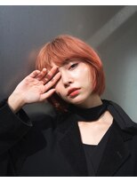 シーム(SEAM) レイヤーマッシュショート×ペールオレンジ