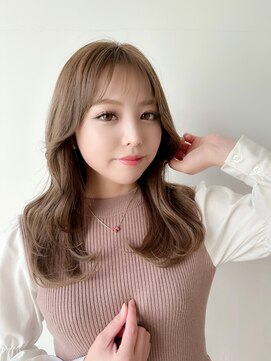 バイオレット ナゴヤ(Violet Nagoya) 10,20代☆シースルーバング/ベージュカラー/ミルクティーカラー