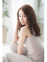 レム らら・パーク天童店(REM)&nbsp;大人可愛いデジタルパーマ小顔シルキーベージュ