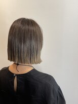 ピュアソウル(Pure Soul)&nbsp;ニューヨークドライカット×ハイライト×切りっぱなしボブ