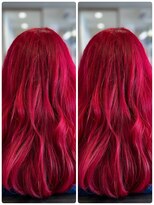 アフェクト 上大岡(affect)&nbsp;レッドカラー/ロング/韓国波巻き/ブリーチ/上大岡