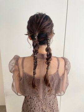 エミィ(emme) 【emme×石崎】ヘアセット/ルーズツイン